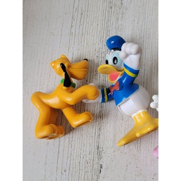 Minnie Mouse Pluto dog Donald Duck set toy figure - Picture 5 of 6